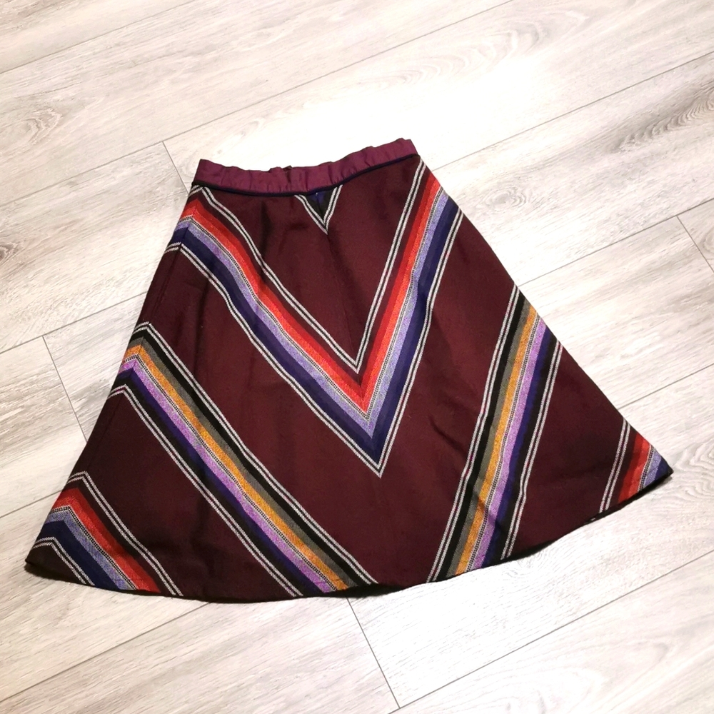 Anthropologie Print Skirt Size 0 Edmé & Esyllte